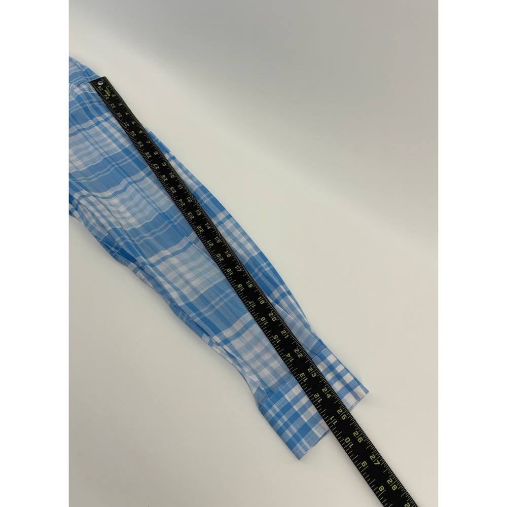 Vineyard Vines Tucker Shirt Large Blue Plaid Button Down Whale Logo 100% Cotton - Picture 5 of 7